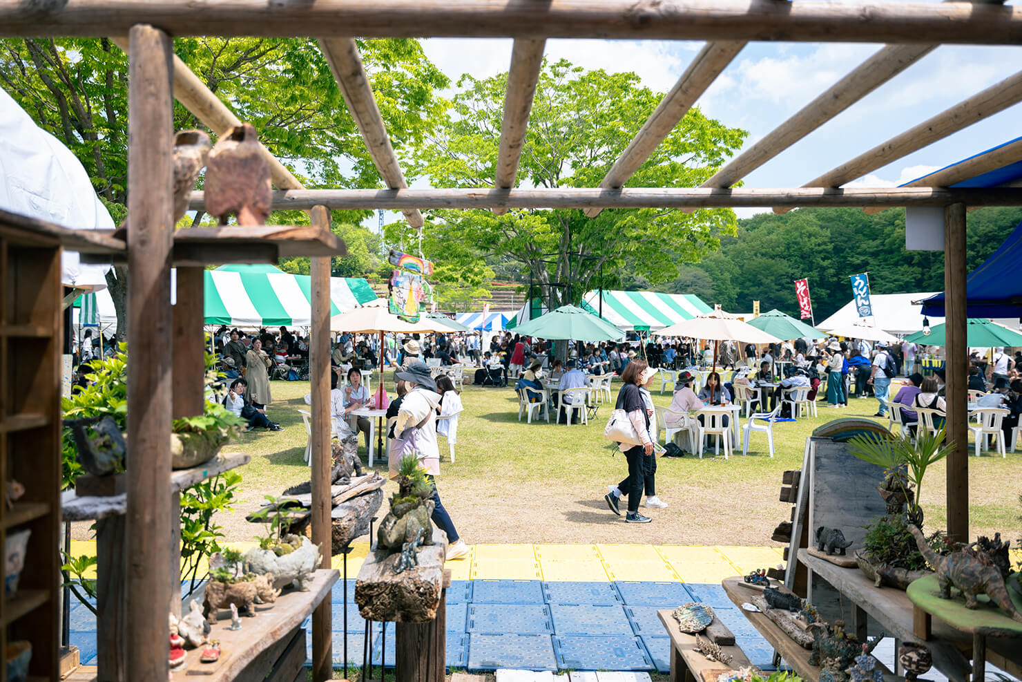 中央ステージの様子