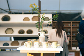 陶炎祭の展示風景